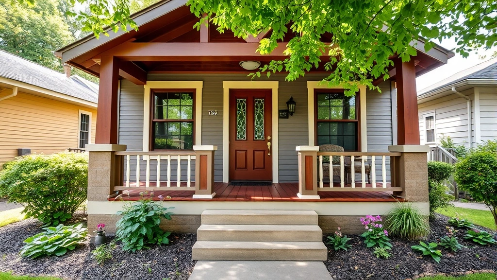 Charming historic bungalow with Craftsman architecture, original hardwood details, front porch, and vintage landscaping in Cedar Rapids' desirable residential area